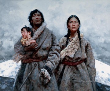 Holy Mountain AX Tibet Oil Paintings